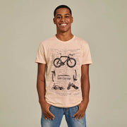 Recycled Polyester + Linen Men's T-shirt - Triathlon
