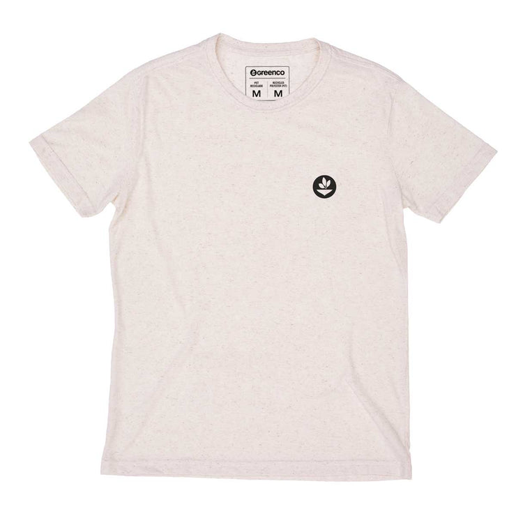 Recycled Polyester + Linen Men's T-shirt - Unalome