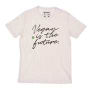 Recycled Polyester + Linen Men's T-shirt - Vegan Is The Future