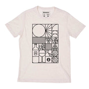 Recycled Polyester + Linen Men's T-shirt - Geo Winery