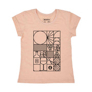 Recycled Polyester + Linen Women's T-shirt - Geo Winery