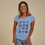 Organic Cotton Women's T-shirt - Vintage Traveller