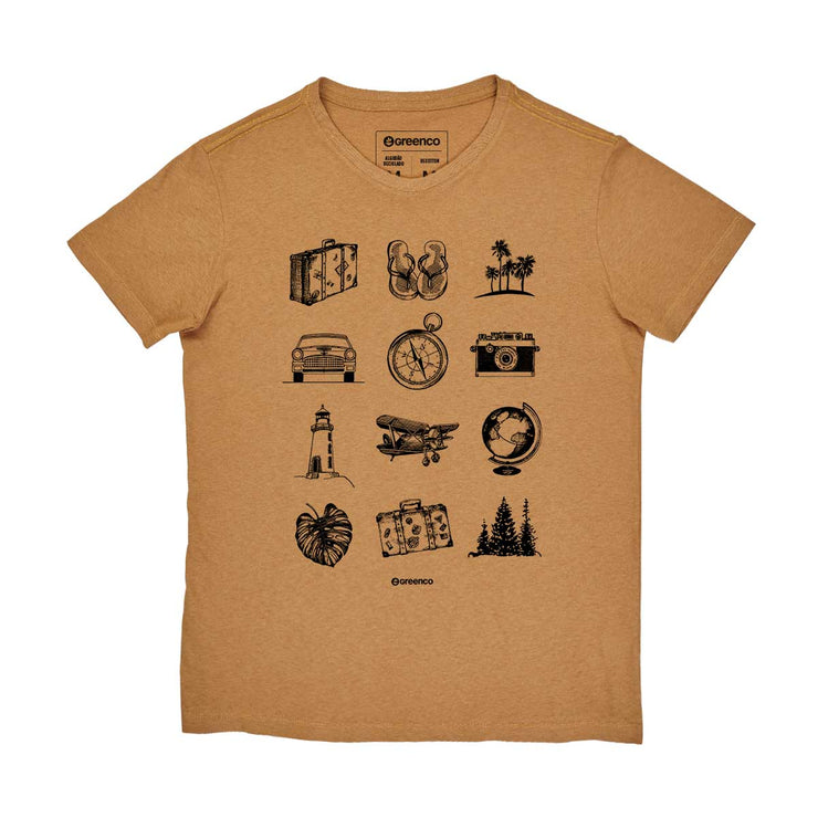 Recotton Men's T-shirt - Vintage Traveller