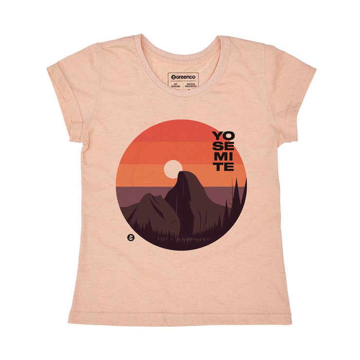 Recycled Polyester + Linen Women's T-shirt - Yosemite