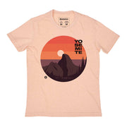 Recycled Polyester + Linen Men's T-shirt - Yosemite