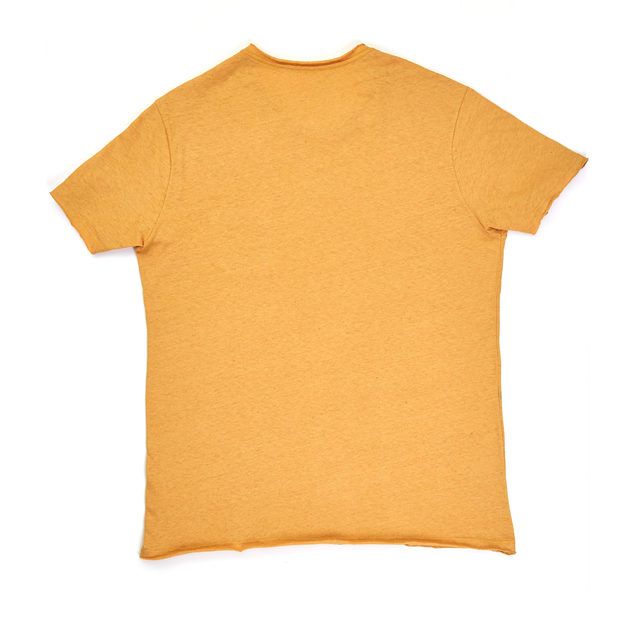 Linen Men's T-shirt - Yellow