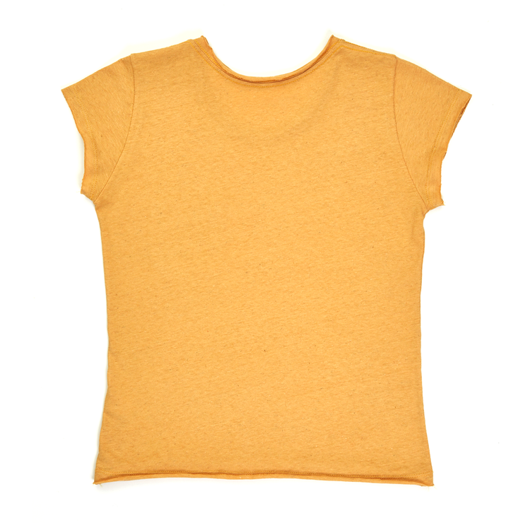 Linen Women's T-shirt - Yellow
