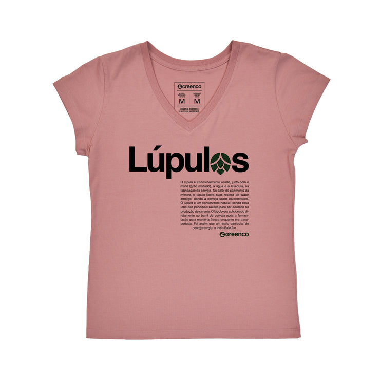 Women's V-neck T-shirt - Lúpulos